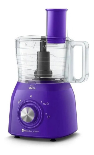 Multiprocessador Philips Walita Viva Collection RI7631 650W violeta 220V