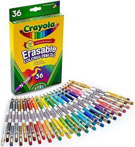 Lápices De Colores Borrables, De Crayola, Variados