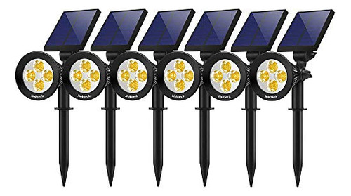 Solar Lights, 2-in-1 Solar Spot Lights Outdoor, Waterpr...