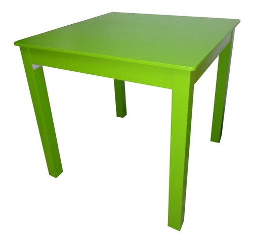 Mesa Infantil Cuadrada En Madera Mafego