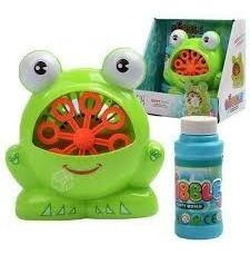 Maquina De Burbujas Modelo Ranita Para Niños Juguete De Baño