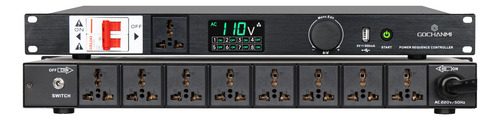 Secuenciador De Potencia Gc Ge108 Universal  8 Vías Enchufe