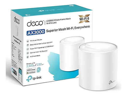 Sistema Wifi 6 Mesh Tp-link Ax3000 Gigabit Deco X50 (1-pack)