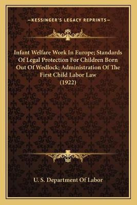 Libro Infant Welfare Work In Europe; Standards Of Legal P...