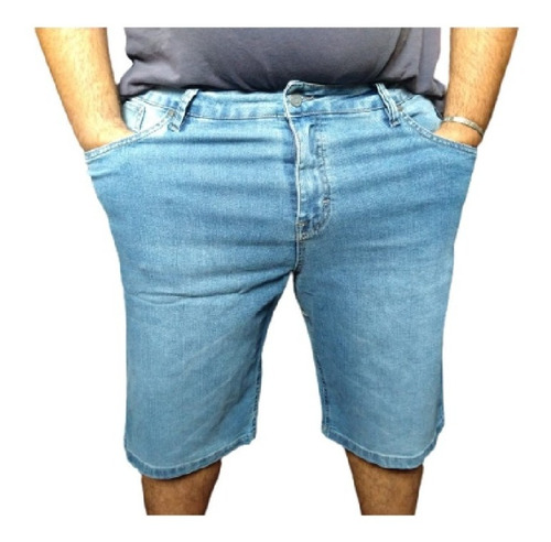 Bermuda Jeans Masculino Okdok Large Plus Size Shorts Jeans