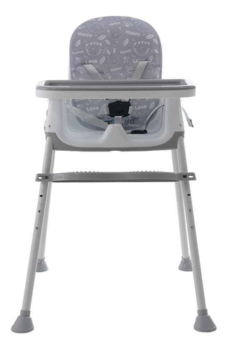 Cadeira de Alimentação Bebê Portátil Zest Maxi Baby - Cinza