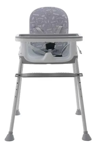 Cadeira De Alimentação Bebê Portátil Zest Maxi Baby Cinza 21467 3 em 1 Zest