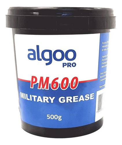 Graxa Militar Pm600 Rolamentos Suspensão 500g