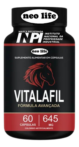 1x Vitalafil 60 Caps Original - Fórmula Avançada - Oficial Vitalafil