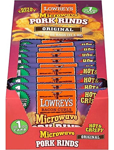 Lowrey's Bacon Curls Microwave Porks (chicharrones), Ori