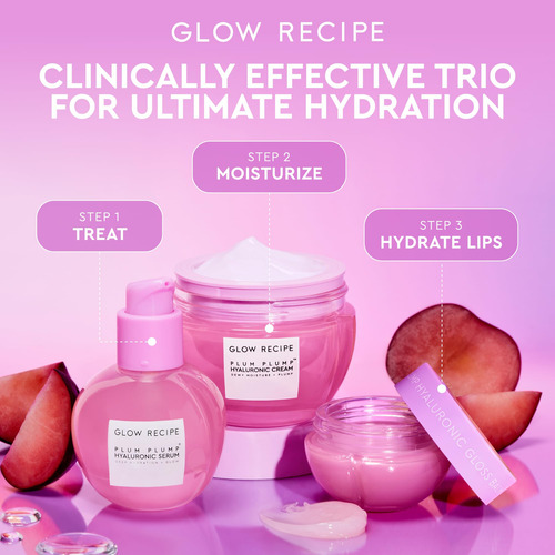 Set De Regalo Navideño Glow Recipe Plum Hydration Heroes Kit