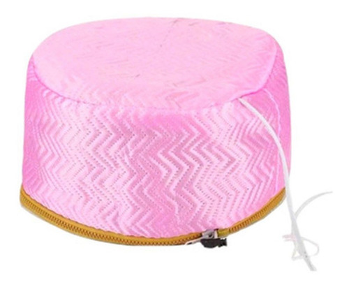 Gorra Termica Electrica Para Tratamientos Peluqueria Rosa