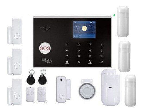 Kit Sistema De Alarma G30 Con  Sensores De Movimiento