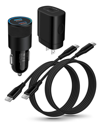 Kits De Cargador Usb C Rápido Para Samsung Galaxy S23, S22+