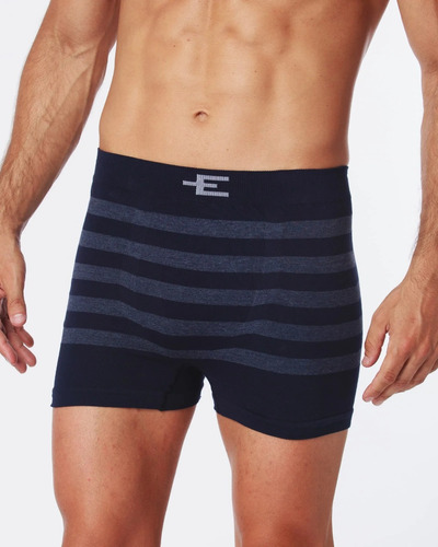 Boxer Seamless Algodon Rayado Eyelit Art.4615