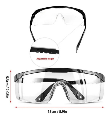 Lentes/gafas De Seguridad Anti Virus Protectores