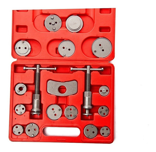 Kit Compresor Extractor Prensa Caliper Freno Auto 18 Piezas Comprimidor Black