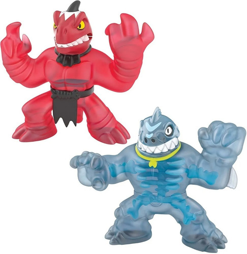 Imagen 2 de 4 de Elasticos Heroes Of Goo Jit Zu Dino X-ray Fossil Faceoff