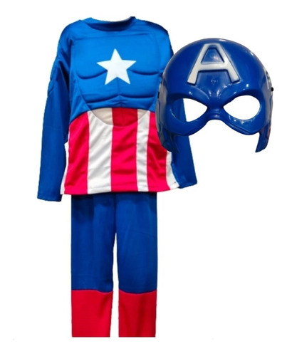 Disfraz Superhéroe Capitan America 