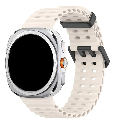 Malla Ocean Para Smartwatch Samsung Watch 7 Ultra 47mm 3-ostra 3.44 Cm