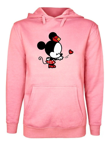 Imagen 1 de 2 de Polerón Estampado Unisex Minie Kawaii