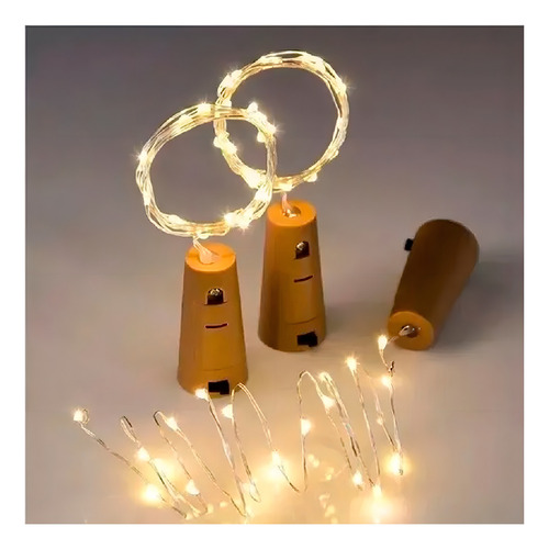 Fio De Led Arame Cordão Decorativo Fio De Fada 20 Leds 2mts Ag13