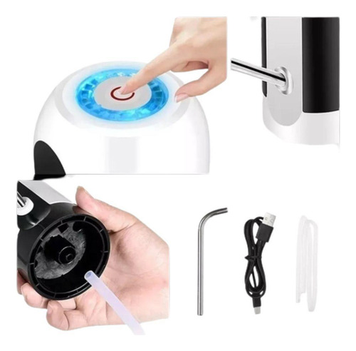 Bomba Dagua Para Garrafão Recarregavel Usb