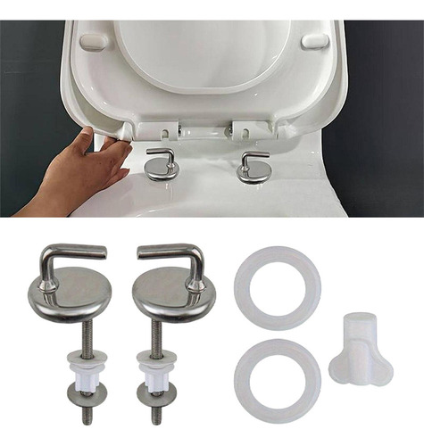D Bisagras Para Tapa De Inodoro, Pieza De Repuesto, Conector