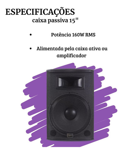 Kit Som Ativa Passiva Saga 15 Mesa 16 Canais 256 Fx Dsp