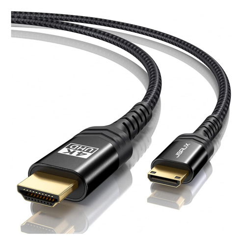 Jsaux Mini Hdmi A Cable Hdmi 15 Pies, [concha De Aluminio, Y
