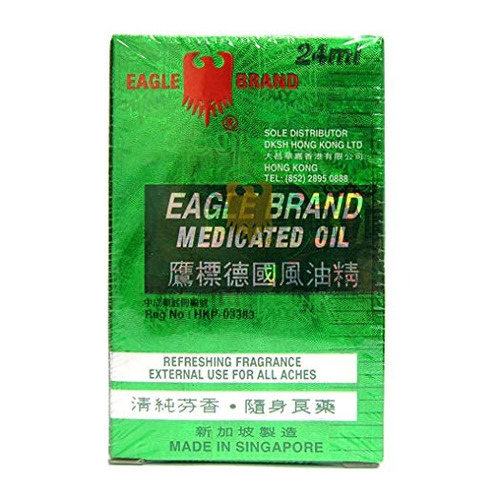 Eagle Brand Medicado Aceite 0.8 Oz - 24 Ml Botella