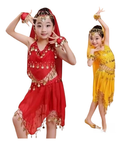 Traje Danza Arabe, Oriental Niñas X 10 Unid