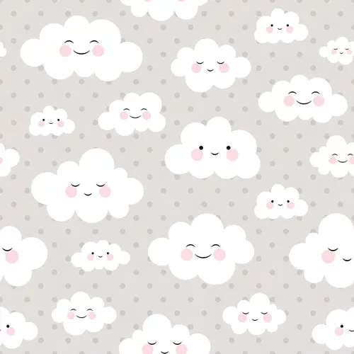 Vetor De Tela De Papel De Parede Da Menina Do Kawaii Ilustração do