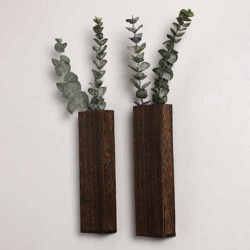 Macetero De Pared De Madera, Jarrón De Pared, Contenedor De