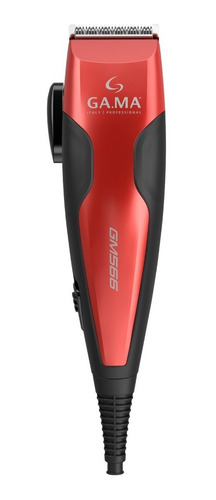 Cortapelos Clipper Gama Gm566 13 Piezas Motor Magnético Color Rojo