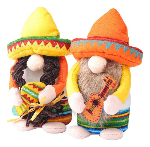 Fiesta Gnome Couple Cinco De Mayo Tomte For Mexican Taco Tue