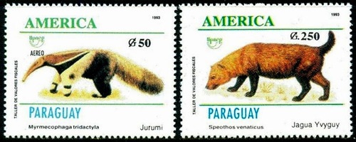 Fauna - Tema América Upaep - Paraguay - Serie Mint