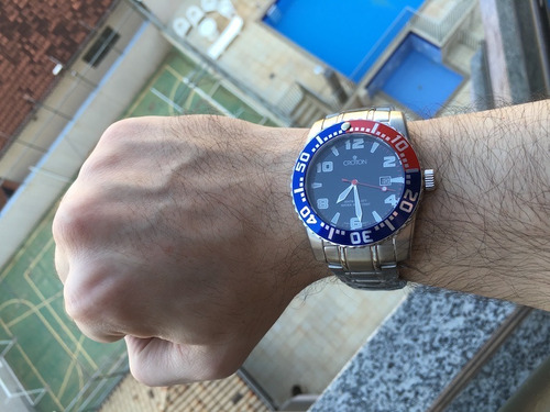 Relógio Croton Blue Wave Dial 300m Promoção