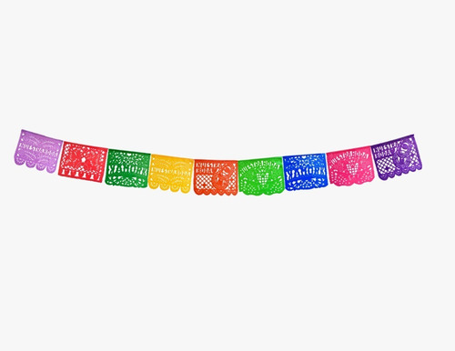 Papel Picado- Enramada Boda Plástico Picado