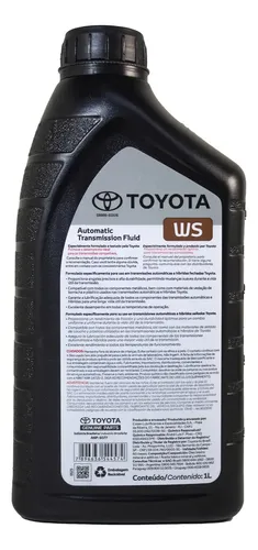 Óleo Transmissão Automática Toyota ATF WS 1L Corolla Cross Etios