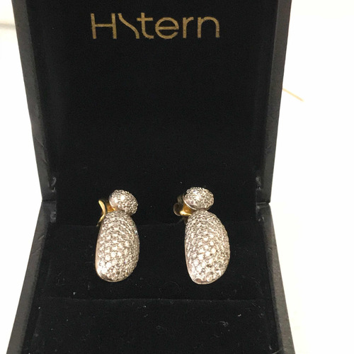 Brincos H Stern Coleção Pedras Roladas Com Diamantes