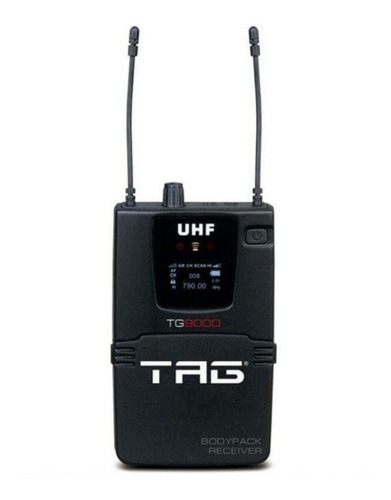 Imagem 2 de 4 de Monitor Tag Sound Sem Fio Tg-9000 Com Receptor Bodypack True