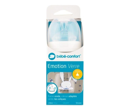 Mamadera Bebe Confort Vidrio Sweet Bunny 130 Ml