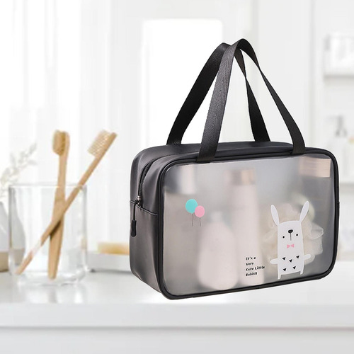 Neceser Pu Pvc Transparente Dibujos Animados De Mano