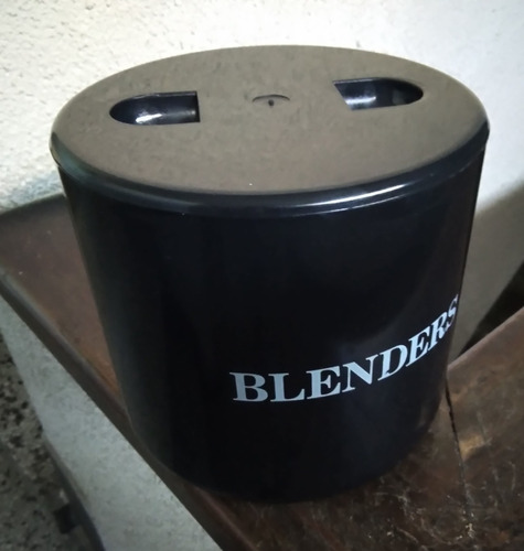 Hielera Whisky Blenders Plástico 12x12,5 Tapa Vaso Interior