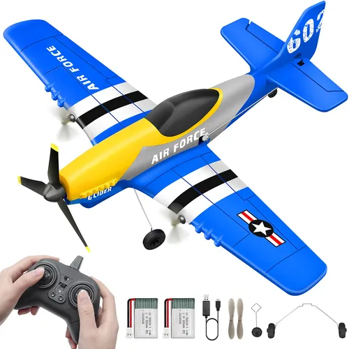 comprar Rc Plane Hawk's Work P-51d Mustang 3 Canales 2.4 Ghz 6 Ejes