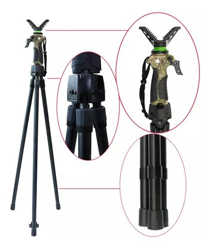 Imagen 6 de 7 de Tripode Para Caza Gen 3. Rifle