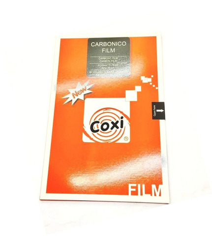 Papel Carbonico Coxi X 10 Negro Ultrafilm
