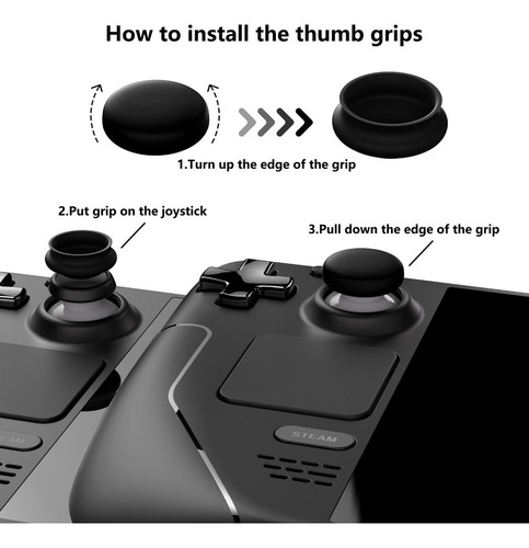 Fundas Tipo Joystick Playvital Para Steam Deck Lcd/oled-4