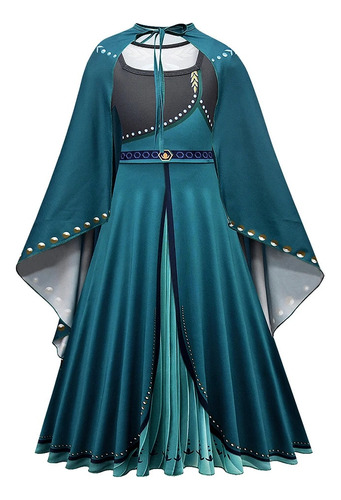 Vestido De Princesa Frozen De Elsa Anna Para Fiesta De Carna